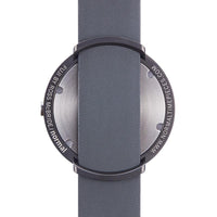 日本設計 真皮腕錶 - FUJI富士大錶面系列 03 - 灰