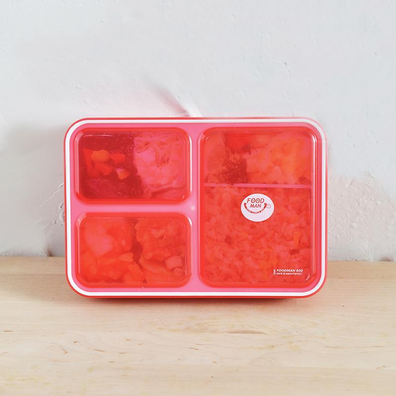 日本原裝進口 時尚巴黎系列纖細餐盒600ml - 時尚粉
