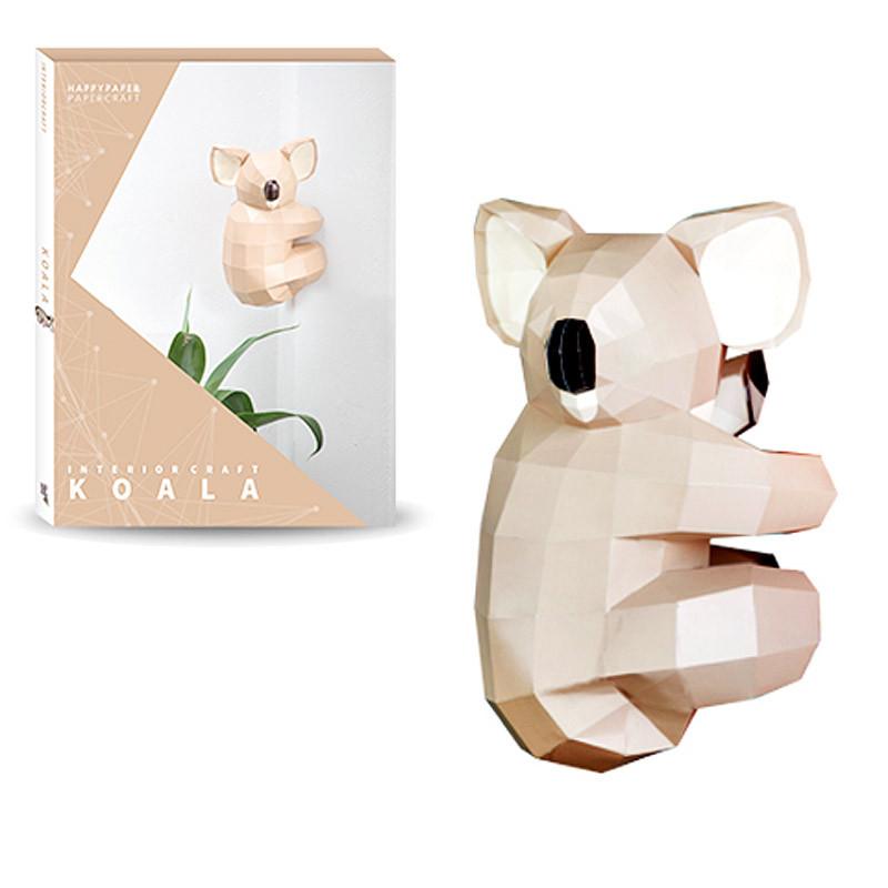 DIY 動物紙模型 - 無尾熊