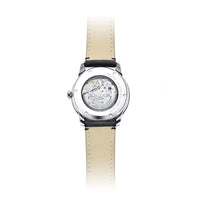 純英國血統｜經典紳士 英倫羅馬數字動能錶(43mm, 不鏽鋼銀、黑皮帶)