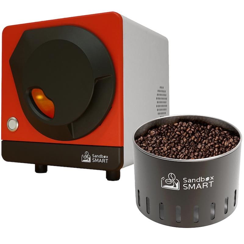 智能烘豆機R1+咖啡冷卻盤C1+TIMEMORE 泰摩黑鏡手沖LED觸控計時電子秤組合- 共2色