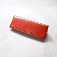 質感設計 日本職人個性手縫真皮眼鏡盒 - 四色