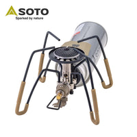 日本SOTO 30週年紀念蜘蛛爐(沙色) ST-AS310DY 露營野營登山瓦斯爐 輕量便攜卡式爐