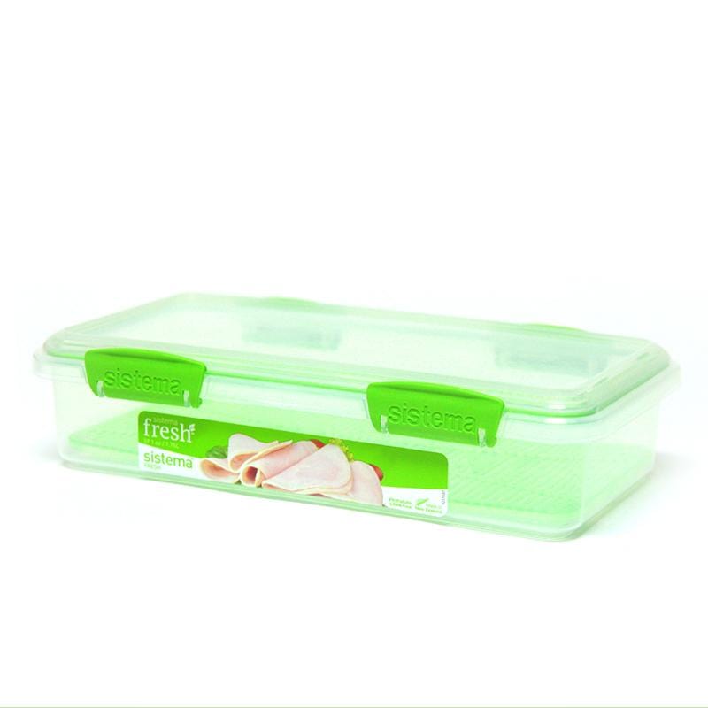 紐西蘭進口Fresh系列長方型收納保鮮盒1.75L(附瀝水盤)-951481