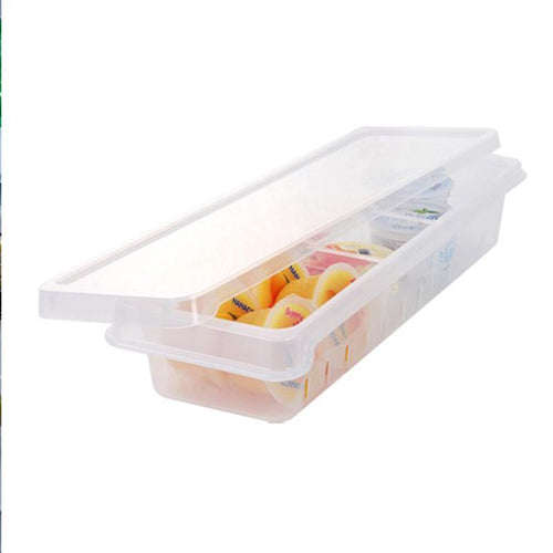 INTRAY冰箱可抽格式透明收納扁盒-15cm