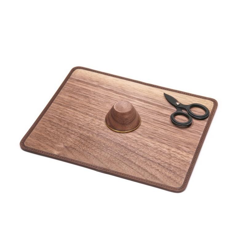 木皮革滑鼠墊/桌墊