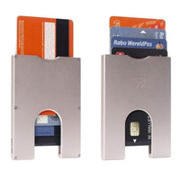 ALUMINIUM SLIM WALLET 鋁製纖細卡夾4張卡－3色任選