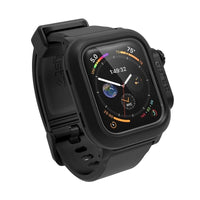 Apple Watch 44mm SE/S6/S5/S4 IP68防水軍規防震超輕量保護殼 - 黑色