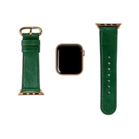 Apple Watch 皮革錶帶 38/40mm - 森林綠