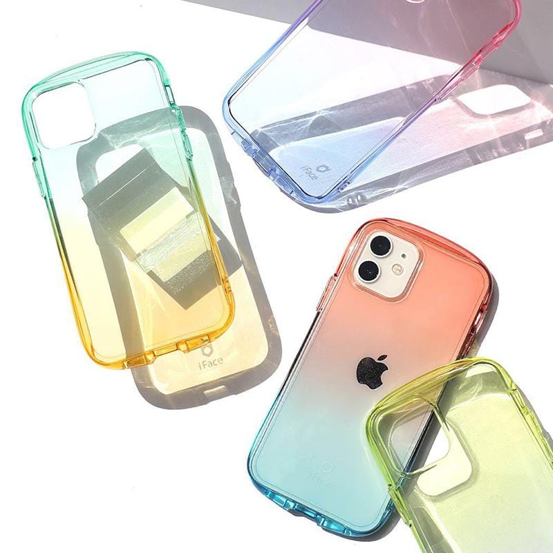 日本iFace iPhone 14 Look in Clear Lolly 抗衝擊透色糖果保護殼- 水漾