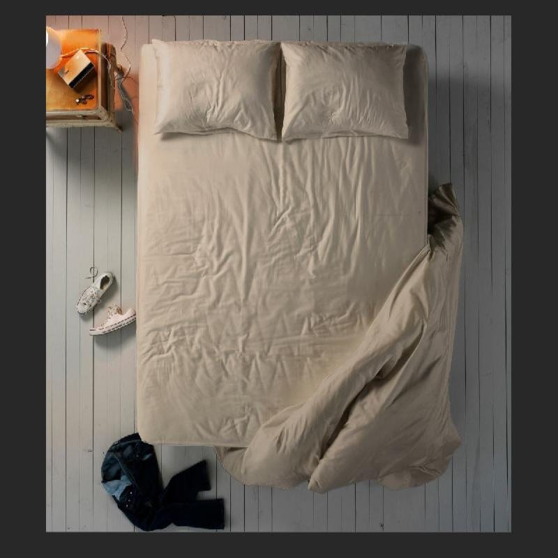 【Fuwaly】舒芙蕾防蟎防水單人3.5尺床包+枕套(防水 防螨 單人 床包 枕套 保潔墊 素色寢具 針織 棉 過敏)