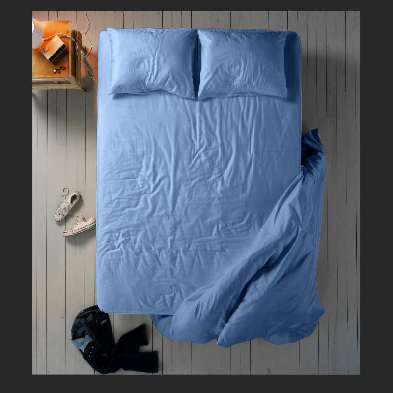 【Fuwaly】舒芙蕾防蟎防水雙人床包5尺(防水 防螨 雙人 床包 保潔墊 素色寢具 過敏)