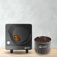 智能烘豆機R1+咖啡冷卻盤C1+TIMEMORE 泰摩黑鏡手沖LED觸控計時電子秤組合- 共2色