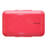 TAKENAKA BENTO BOX 雙層粉彩大容量便當盒 (附繩) -  玫瑰粉