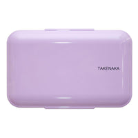 TAKENAKA BENTO BOX 雙層粉彩大容量便當盒 (附繩) -  薰衣草紫
