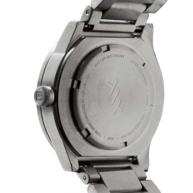 Tube ｜北歐工業齒輪設計腕錶 38mm 不銹鋼 銀鋼帶