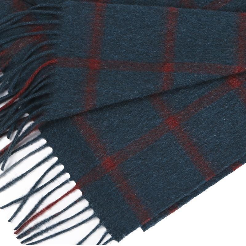 絲原格紋氂牛絨圍巾(2色可選)