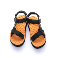 X.NANA CREATOR-F Black/Orange 織帶涼鞋（黑橘）/女鞋