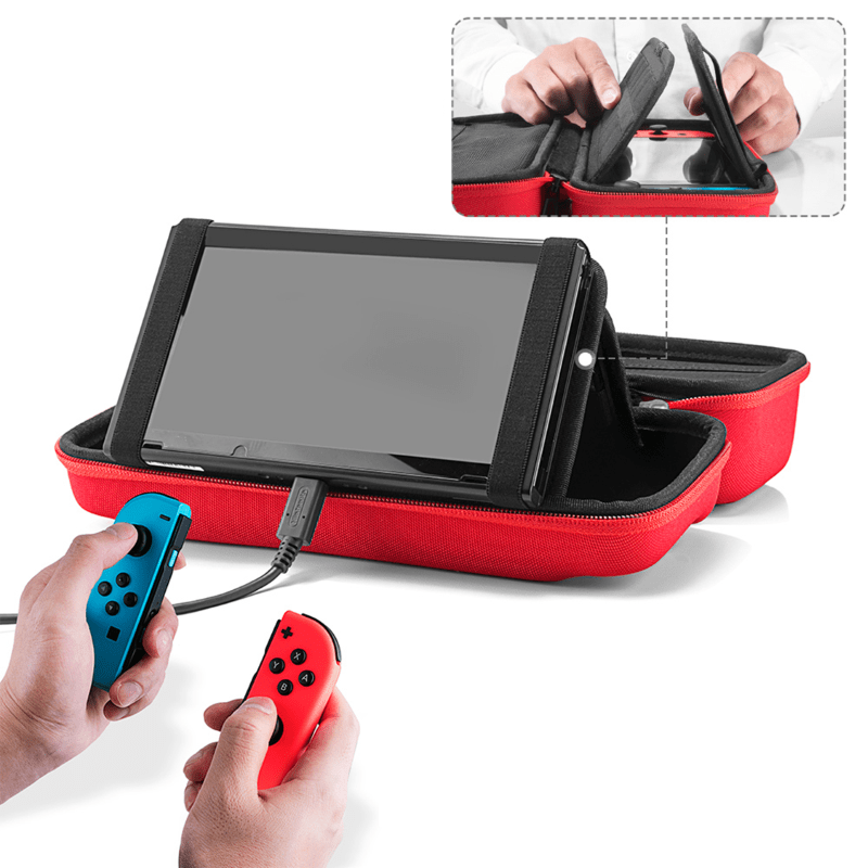 玩家首選Nintendo Switch旅行包 , 紅