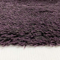 ESPRIT長毛地毯 - 70x140cm 淺棕/深紫/米棕