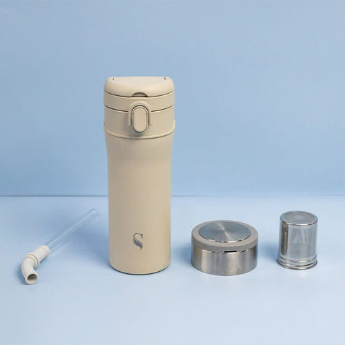 淨瓷彈跳杯-雙入組 (含贈-旋轉杯蓋x1+茶隔x1)