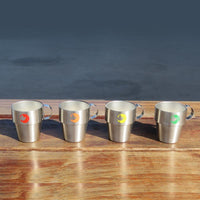 四季楓彩304不鏽鋼-野營咖啡杯四件組(附收納袋)