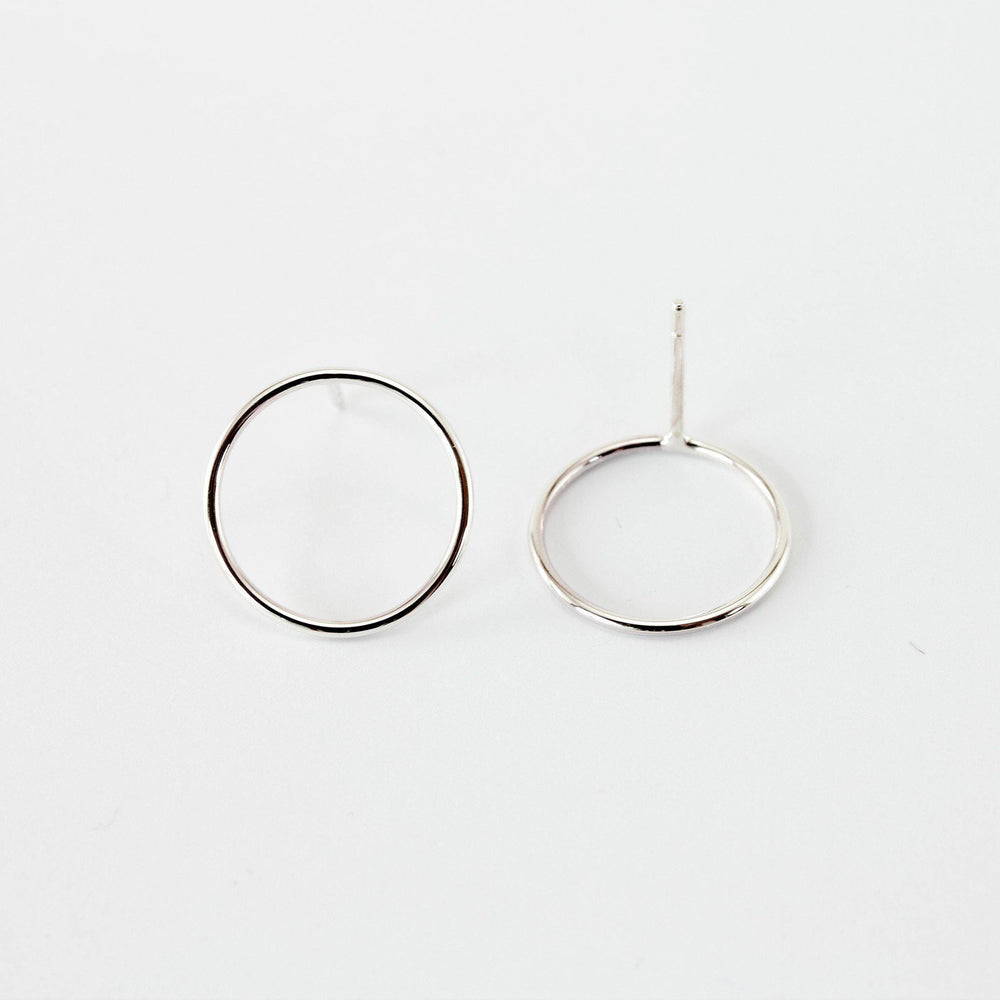 Circles 耳環(一副) - 銀