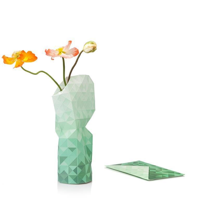 Paper Vase Cover 防水花瓶瓶罩 - 點點綠