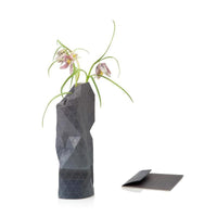 Paper Vase Cover Small 防水花瓶瓶罩(小) - 深炭灰色塊