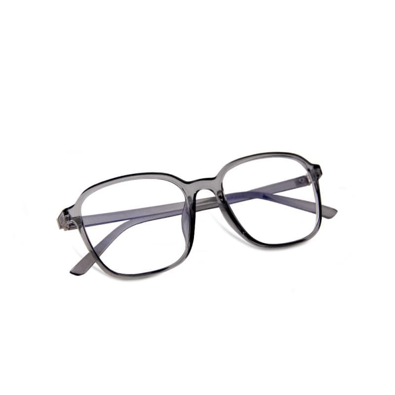 哈斯塔特的雲煙奇境│玩色復古透視感天際灰TR90輕量幾何方框UV400濾藍光眼鏡