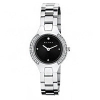 Beauty晶鑽錶面簡約刻度金屬系列 銀色錶帶手錶29mm E061-L188