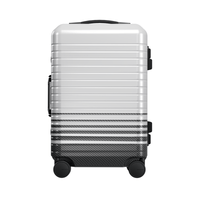 【送客製化名牌版】BLACKDIAMOND碳纖維行李箱鋁框版 極地白