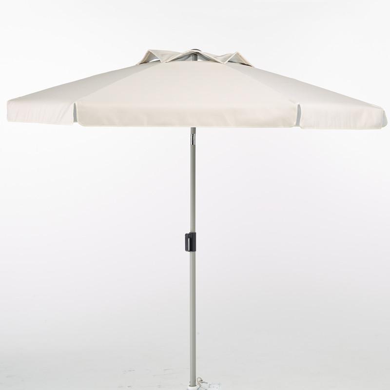 戶外抗UV可換角度遮陽傘- 白