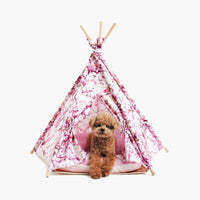 毛寶貝的新窩：迷你印地安帳篷Small Tepee Tent - 粉紅(小)