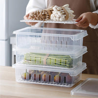 可疊式冰箱生鮮/蔬果冷藏冷凍保鮮盒-3入