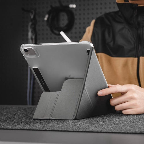 iPad Pro 11吋/Air 10.9吋 FACET 全方位支架透明背蓋保護套