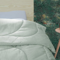 森呼吸永衡被 + 竹眠親膚枕頭套 兩件組｜被森林環抱的沉睡感 (雙人6x7尺)