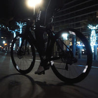動態自行車輪反光貼 - 天藍