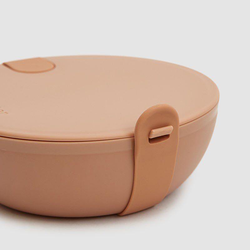 圓型零死角可攜帶餐盒/塑料