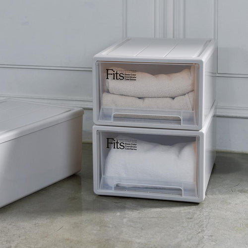 Fits隨選系列33寬單層抽屜收納箱 3入