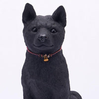土山炭製作所 備長炭寵物裝飾 坐著柴犬42cm (5A)
