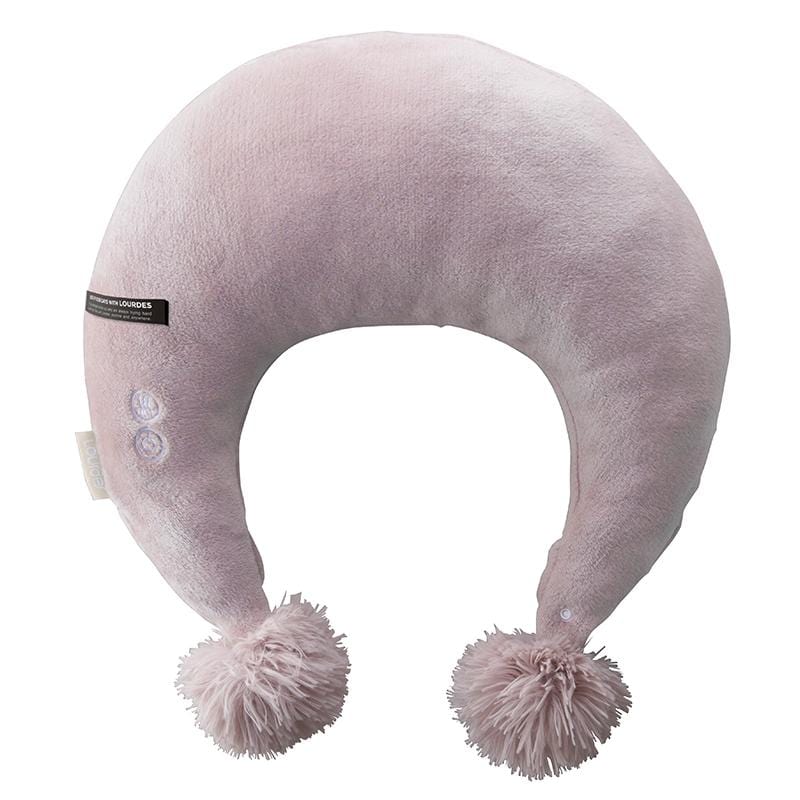 日本貴賓狗限定版毛毛弧形溫熱肩頸按摩枕(三色可選)