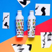 【設計師聯名】三層真空易口瓶/保溫瓶 Keith Haring 470ml   派對/堆疊人物