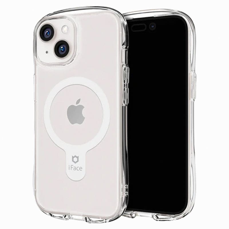 iPhone 15 Look in Clear MagSafe 抗衝擊曲線保護殼 - 透明