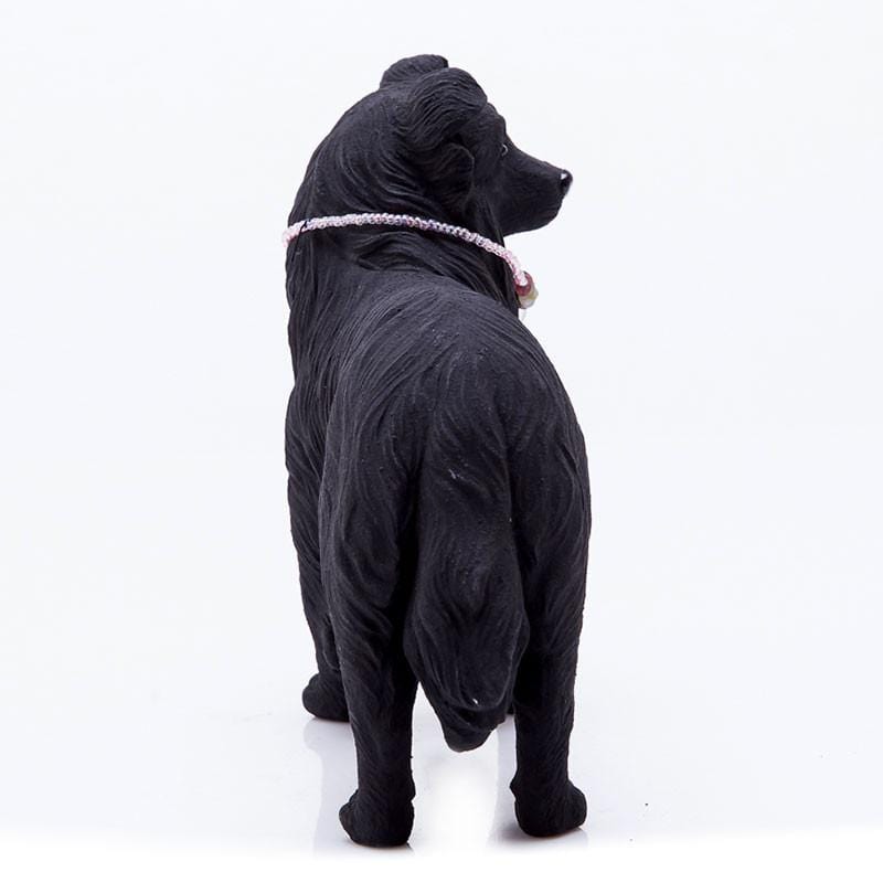 土山炭製作所 備長炭寵物裝飾 邊境牧羊犬15cm (R33)