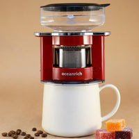S2 - 莧紅色 - 單杯萃取旋轉咖啡機
