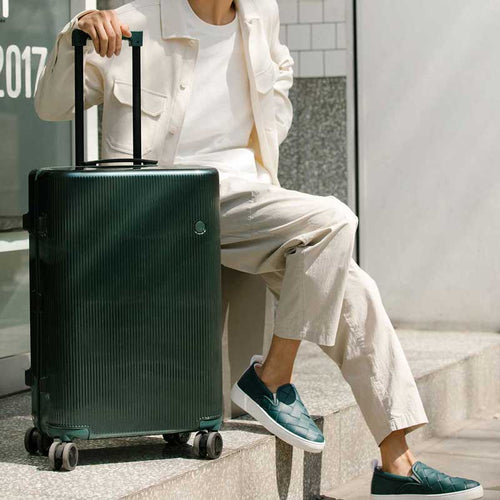 PISTACHIO STRIPED 開心果 20寸 行李箱登機托運