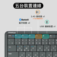 鍵盤表面就是觸控板 ! 滑鼠、觸控板、鍵盤 三合一無線鍵盤 - 台灣版【CLICK&TOUCH2 魔速鍵盤】