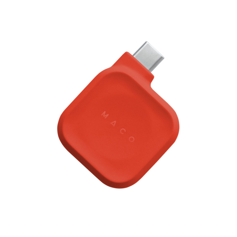 Maco Go Apple Watch 迷你充電器套組 (附USB-A轉接器) - 4色