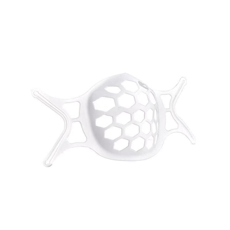 [ 現貨30組 ] 3D立體透氣口罩架-白色 (十入)